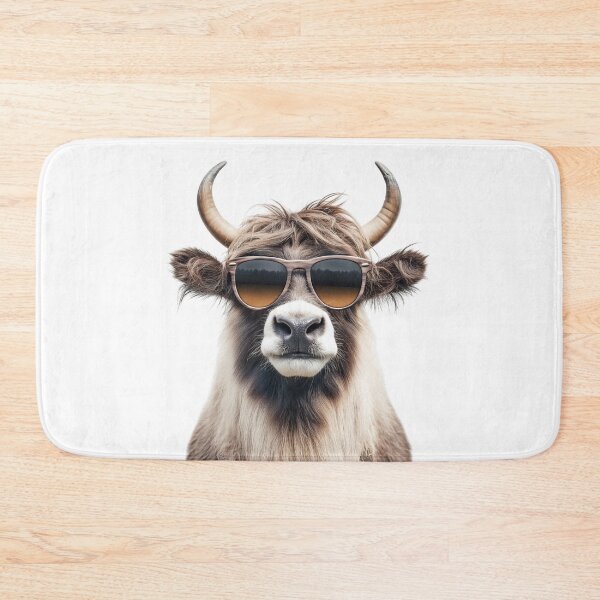 Item preview, Funny cool Yak wearing sunglasses designed and sold by LazyOwlStore.