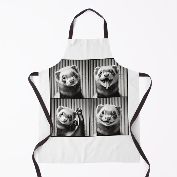 Item preview, Cute Ferret Selfie Photo Funny Photobooth Ferret Lover designed and sold by Kimberley King Art King Art.
