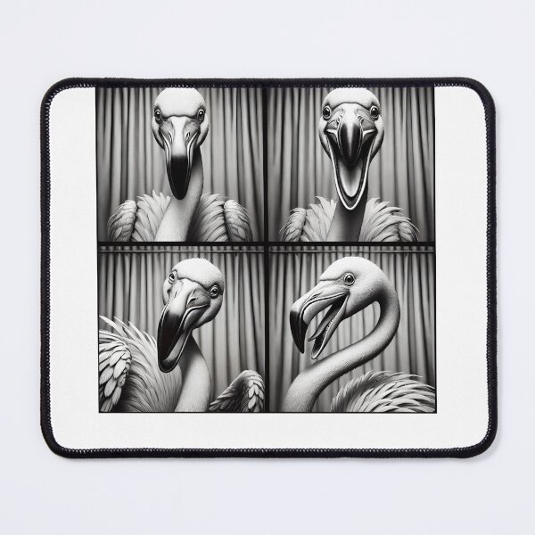 Item preview, Cute Flamingo Selfie Photo Funny Photobooth Flamingo Lover designed and sold by Kimberley King Art King Art.
