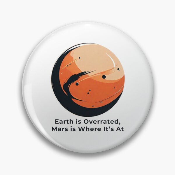 Item preview, Mars designed and sold by Only Good Vibes.