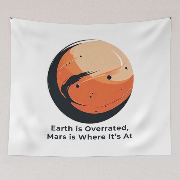 Item preview, Mars designed and sold by Only Good Vibes.