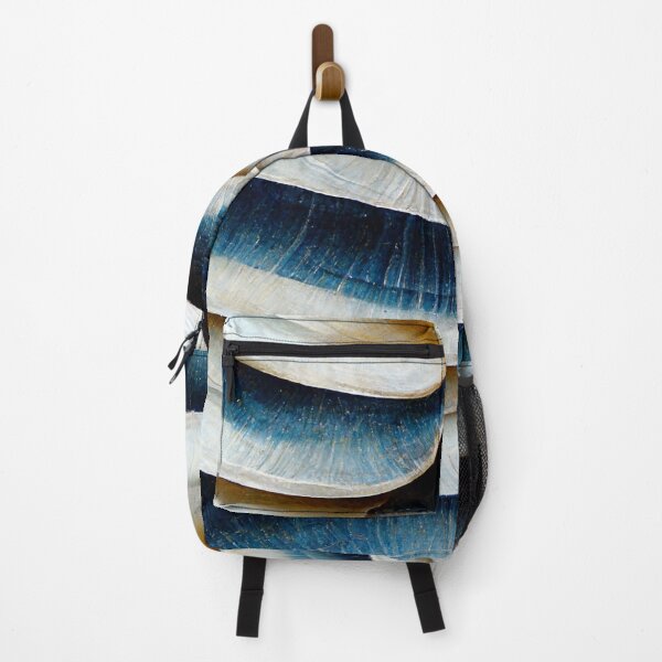Item preview, Oceanic play of colors – shell structure in blue & sand designed and sold by sabantha.