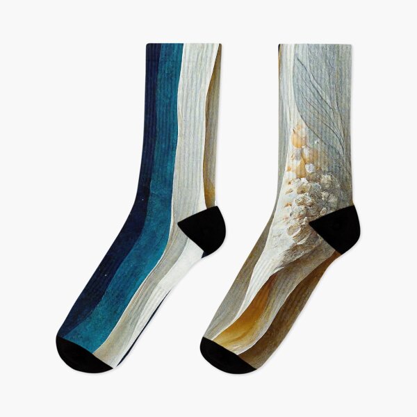 Item preview, Oceanic play of colors – vertical current in sand & blue designed and sold by sabantha.