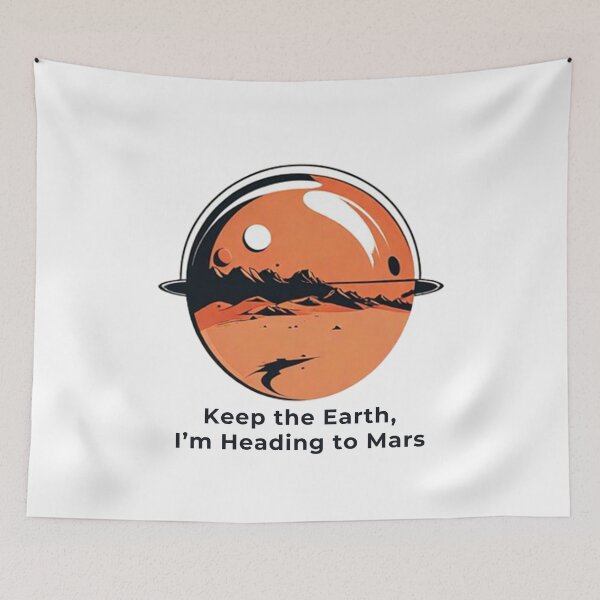 Item preview, Mars designed and sold by Only Good Vibes.