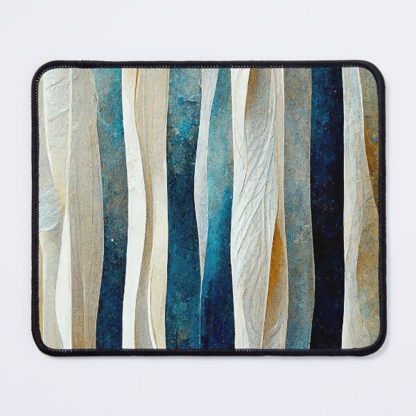 Item preview, Oceanic color play – gentle swell in beige & blue designed and sold by sabantha.