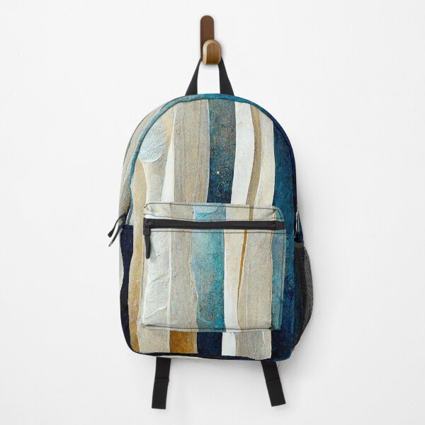 Item preview, Oceanic color play – gentle swell in beige & blue designed and sold by sabantha.