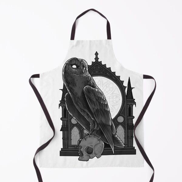 Item preview, Gothic church barn owl dark academia alternative designed and sold by Miska-art.