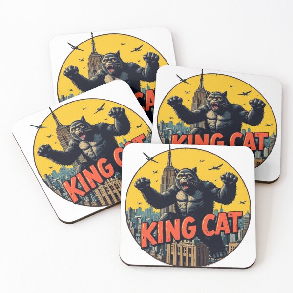 Item preview, King Cat's Rampage - Epic Feline Takeover designed and sold by latelierdechris.