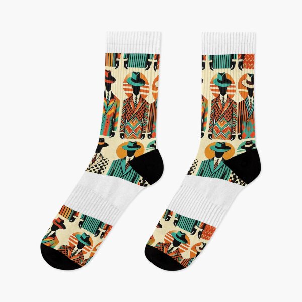 Item preview, Faceless figures Colorful Pattern designed and sold by Blason.