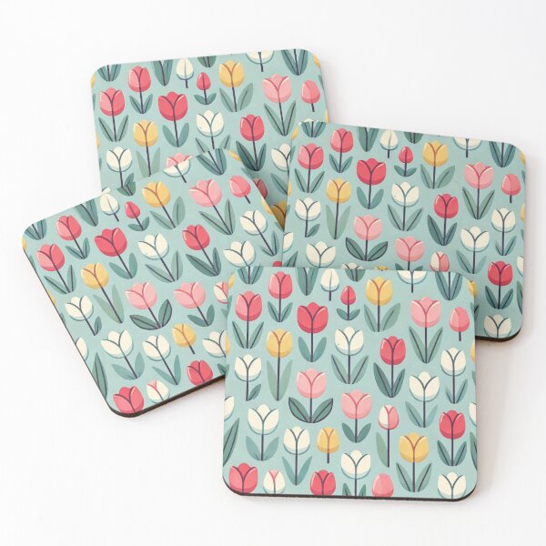 Item preview, Cute Minimal Tulips Pattern designed and sold by Blason.