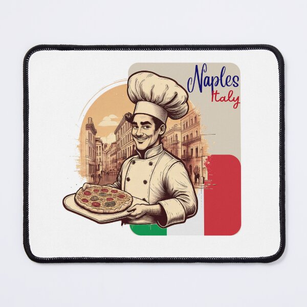 Item preview, Naples Italy Traditional Pizza designed and sold by Dikshant Goyal.