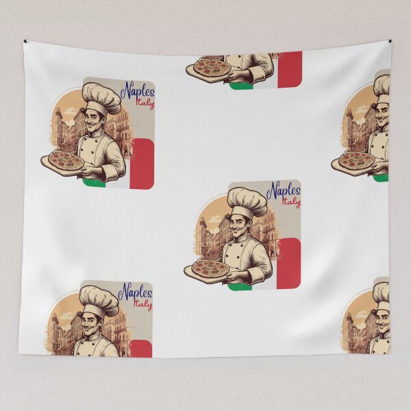Item preview, Naples Italy Traditional Pizza designed and sold by Dikshant Goyal.