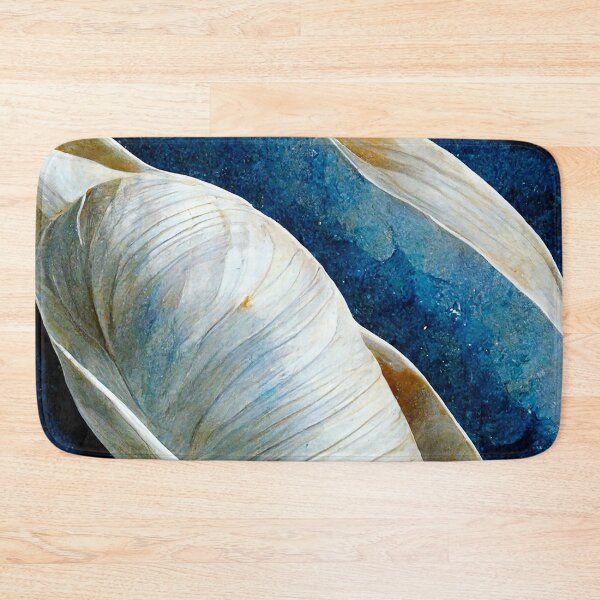 Item preview, Oceanic play of colors – sunken structures in blue & sand designed and sold by sabantha.