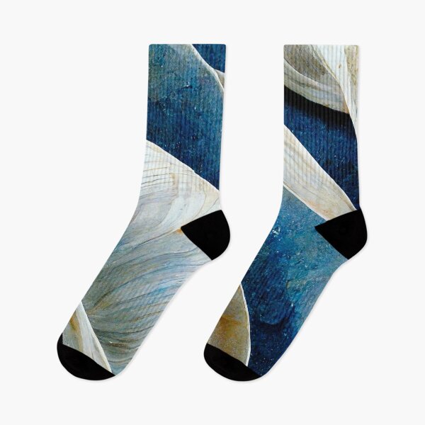 Item preview, Oceanic play of colors – sunken structures in blue & sand designed and sold by sabantha.