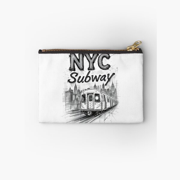 Item preview, New York Subway NYC Subway Train - Hand Drawing designed and sold by MayaDelaye.
