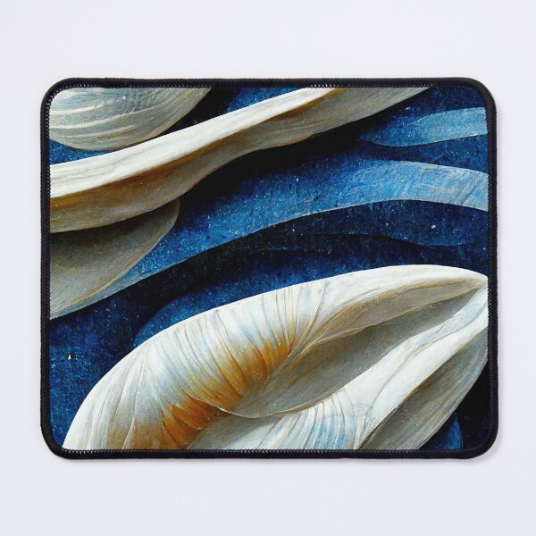 Item preview, Oceanic play of colors – floating structure in blue & sand designed and sold by sabantha.
