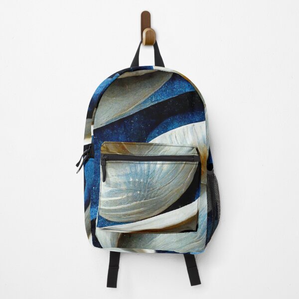 Item preview, Oceanic play of colors – floating structure in blue & sand designed and sold by sabantha.