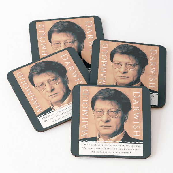 Item preview, Mahmoud Darwish quote: “We still live as if death mistakes us. We—who are capable of remembrance—are capable of liberation.” designed and sold by artbleed.