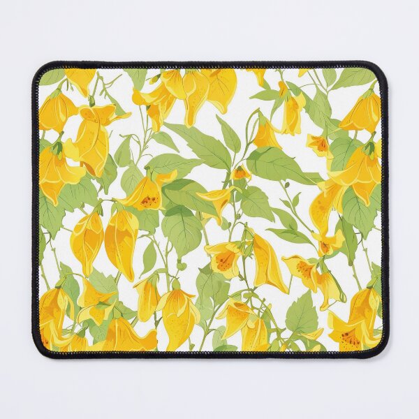 Item preview, Patrón de flores de Jewelweed amarillas designed and sold by CoolPixels.