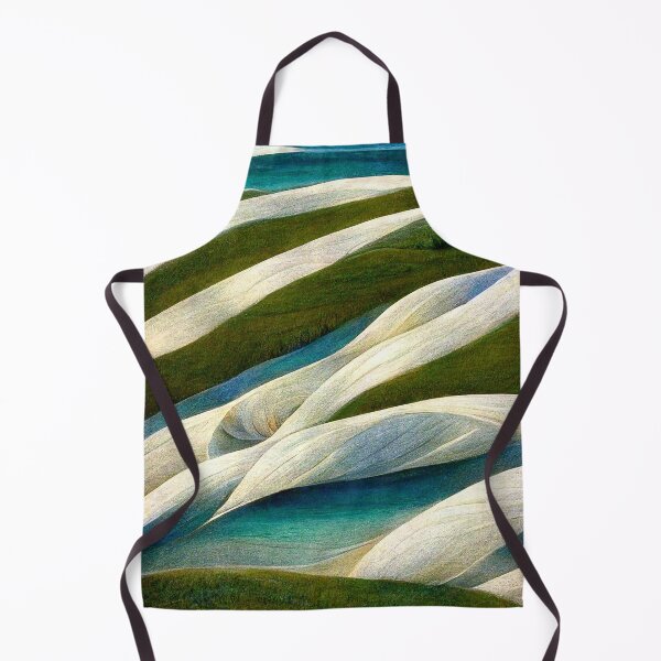 Item preview, Oceanic play of colors – sand ripples and calm waves in blue designed and sold by sabantha.