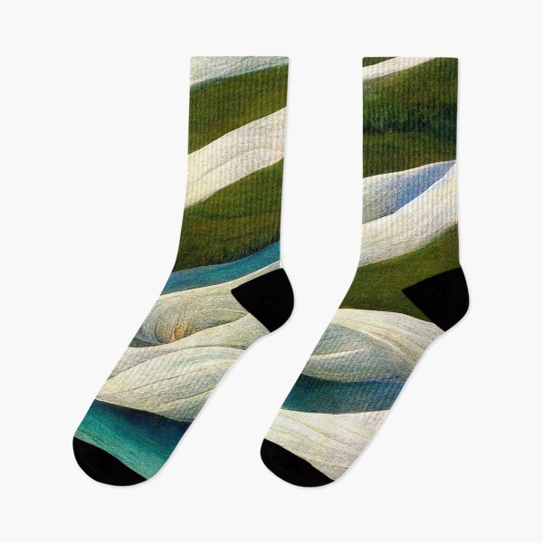Item preview, Oceanic play of colors – sand ripples and calm waves in blue designed and sold by sabantha.