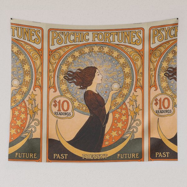 Item preview, Psychic Fortunes Antique Style Poster designed and sold by wildtribe.