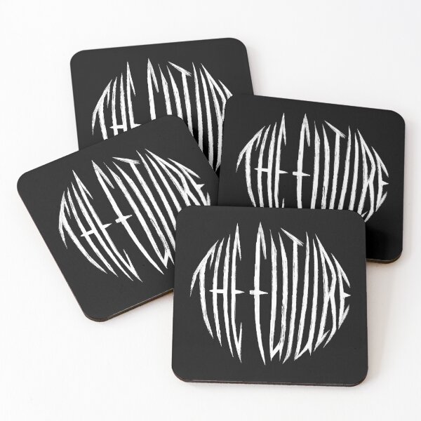 Item preview, THE FUTURE – Grungy Circular White Text Version designed and sold by testvvave.