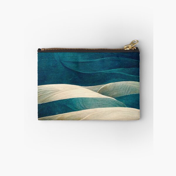 Item preview, Oceanic play of colors – coastal relief in blue & sand designed and sold by sabantha.