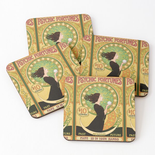 Item preview, Psychic Fortunes Antique Style Poster | Mystics Garden designed and sold by wildtribe.