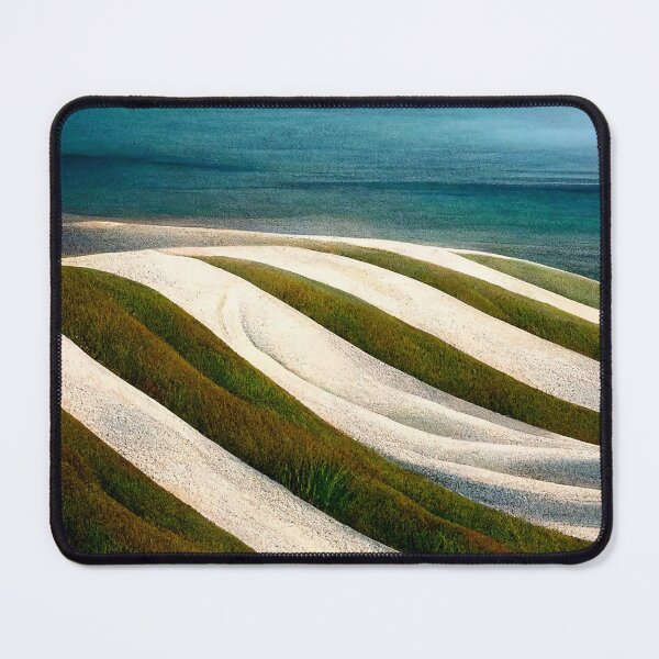 Item preview, Oceanic play of colors – sand mosaic in blue & natural tones designed and sold by sabantha.