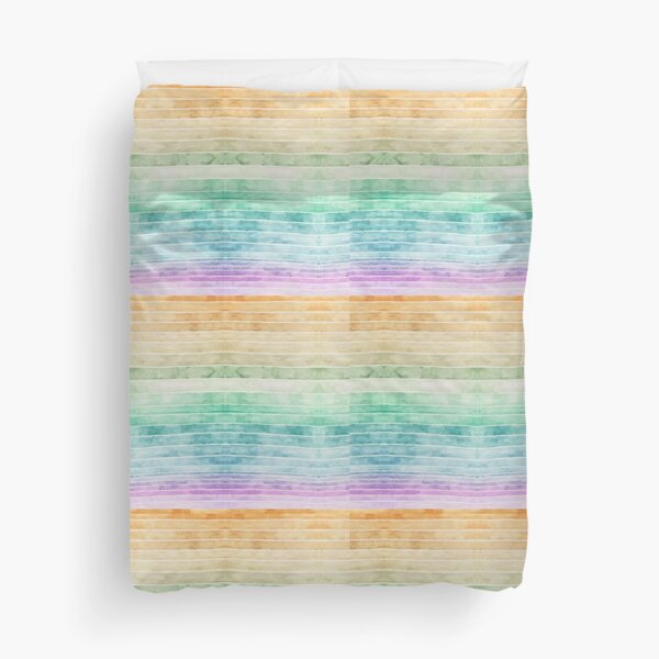 Item preview, Ombre Watercolor Lines Peaceful Minimal Modern Art  designed and sold by ErynRoseDesign.