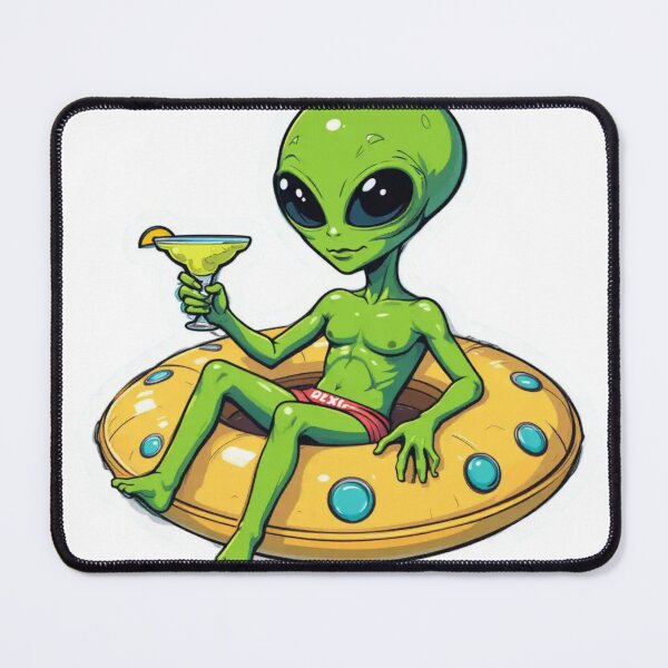 Item preview, Alien Spring Break – Funny Sci-Fi Summer Sticker Premium Cool Trendy Best Gift Reloaded-Viral Drop 2025 designed and sold by Imaginarium of Chaos falcon88 .