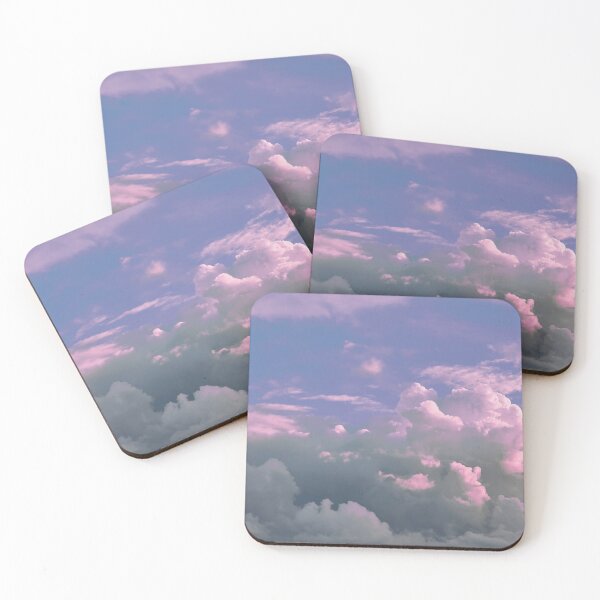 Item preview, Dreamy Pink Fluffy Clouds designed and sold by ankromcreations.