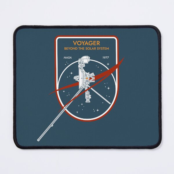 Item preview, Voyager. Beyond the Solar System. NASA 1977 Commemorative Badge designed and sold by BGALAXY.