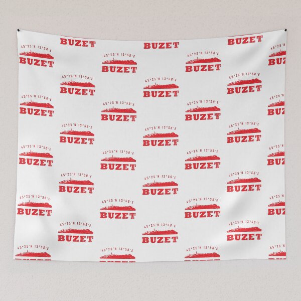 Item preview, The City Buzet - Croatia 005 Red designed and sold by MC Art Studio.