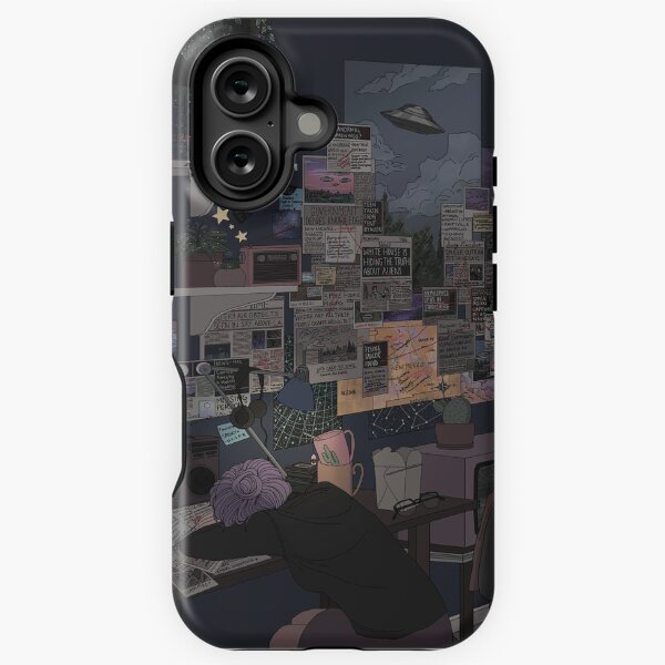 Conspiracy Theorist- Redrawn iPhone Tough Case
