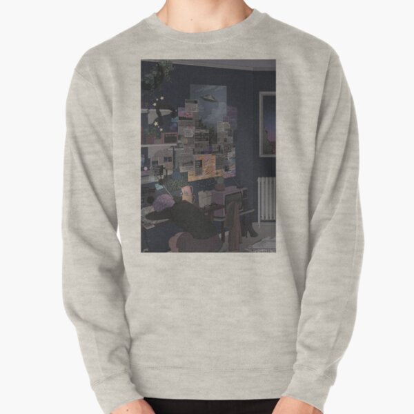 Conspiracy Theorist- Redrawn Pullover Sweatshirt