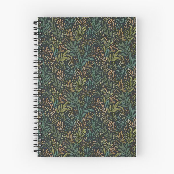 Item preview, trailing leaves on dark background designed and sold by PoppyLaneStudio.