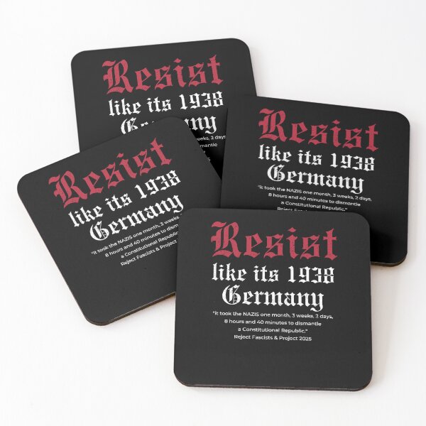 Item preview, Funny Resist Quote Resist Like It's 1938 Germany designed and sold by Run to Creations.