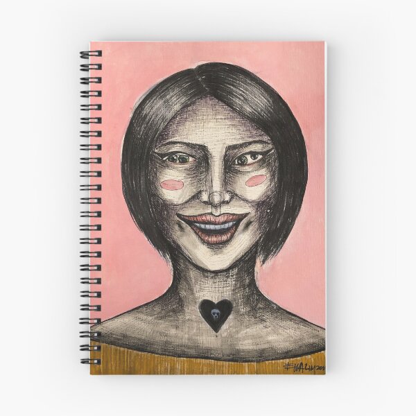 Item preview, "Issa" - Pen and Ink Drawing of A Warm Woman with Dimples and a Captivating Smile  designed and sold by The Art of Ella Lim.