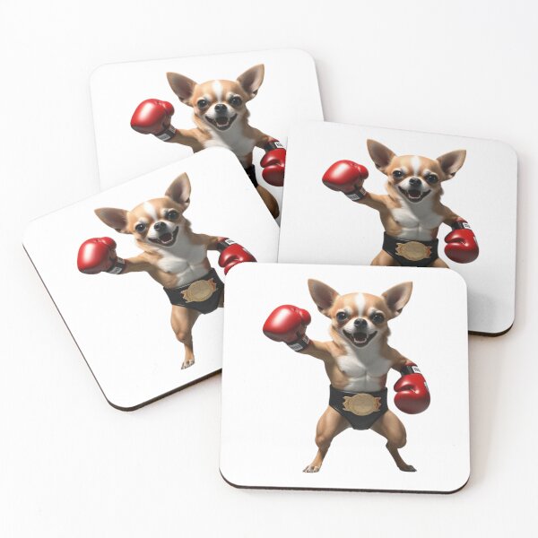 Item preview, Chihuahua Boxer – The Bravest in the Ring in Mini Size designed and sold by StormArte.