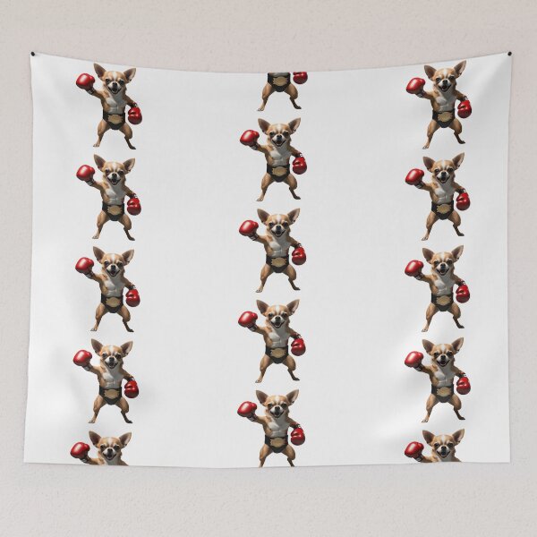 Item preview, Chihuahua Boxer – The Bravest in the Ring in Mini Size designed and sold by StormArte.