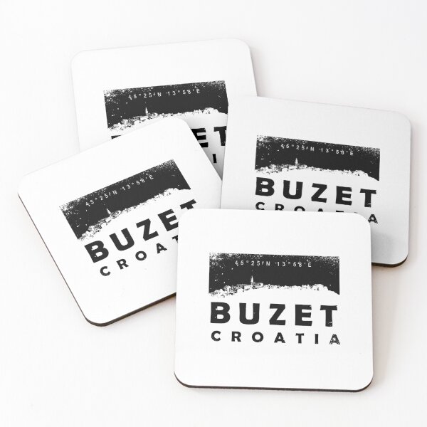 Item preview, The City Buzet - Croatia 006 Black designed and sold by MC Art Studio.