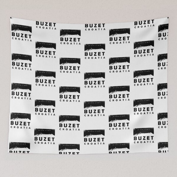Item preview, The City Buzet - Croatia 006 Black designed and sold by MC Art Studio.