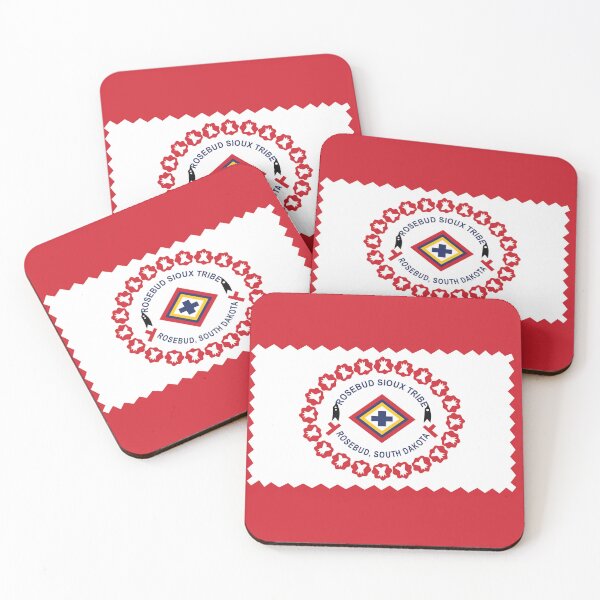 Item preview, Flag of Rosebud Sioux Tribe of the Rosebud South Dakota Reservation USA designed and sold by Beluga Cat.
