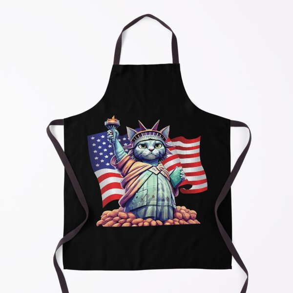 Item preview, Patriotism Cat Lady Liberty Freedom Independence designed and sold by Dressed For  Duty.