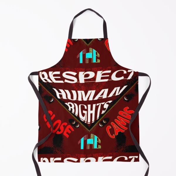 Item preview, V - RESPECT HUMAN RIGHTS CLOSE THE CAMPS designed and sold by Ralek.