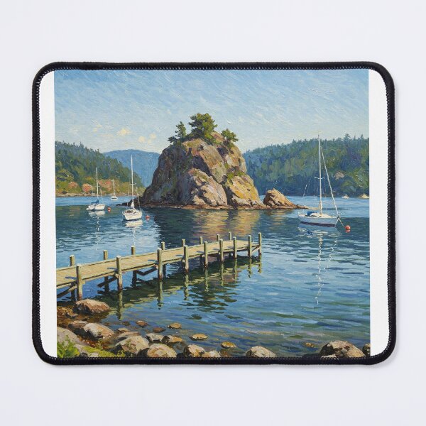 Item preview, Island, Deep Cove, Canada, Birthish Columbia . Coast . designed and sold by Cliff Vestergaard.
