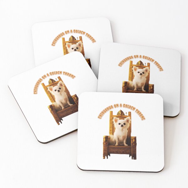 Item preview, The Majestic Chihuahua on a Golden Throne designed and sold by Iuqiune.