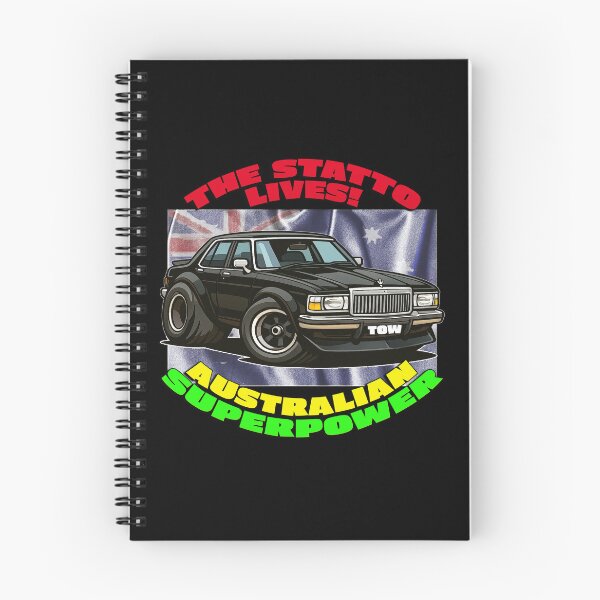 Item preview, The WB Statto Lives – Cartoon Holden Statesman Drag Car – Aussie Superpower Art designed and sold by Michael van der Hoorn.